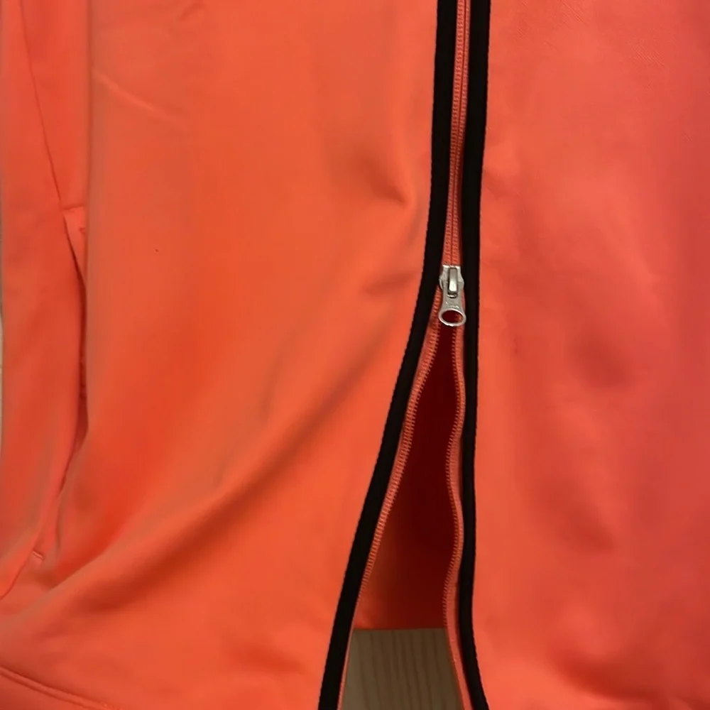 Nike Therma Fit Victory Orange Full Zip Medium Men’s Golf Vest with Black